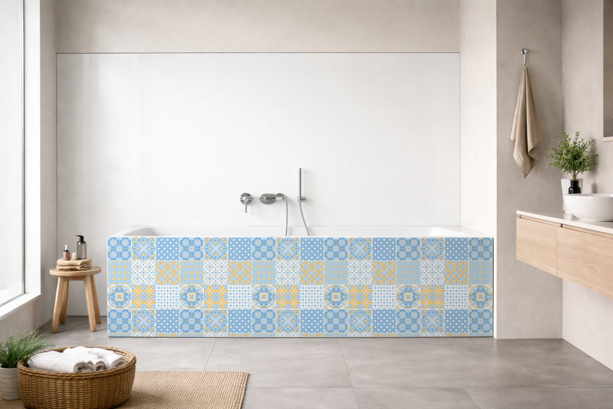 Badewannenverkleidung Patchwork