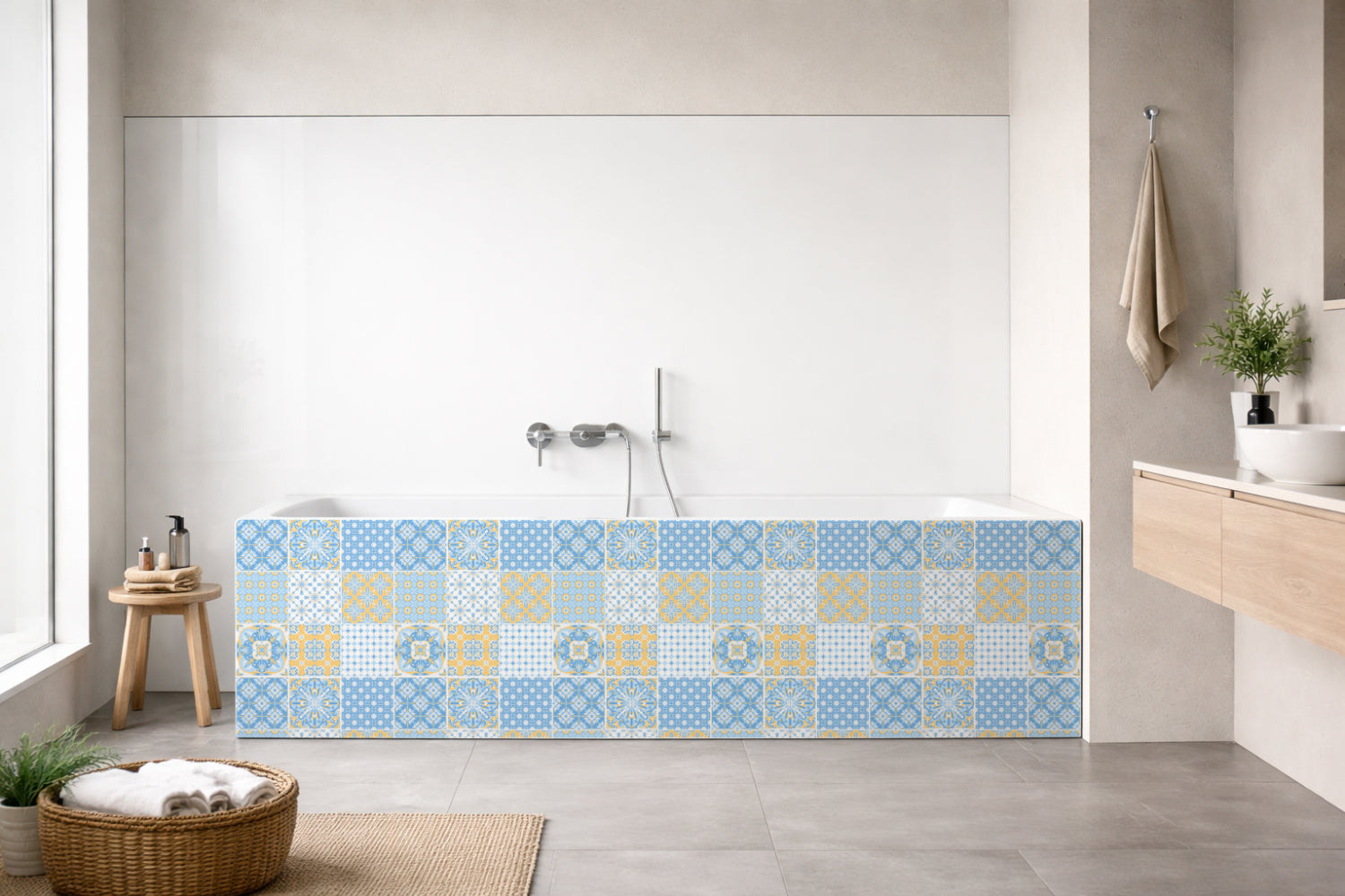 Badewannenverkleidung Patchwork