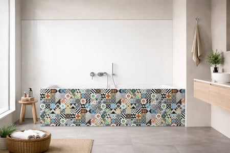Badewannenverkleidung Patchwork