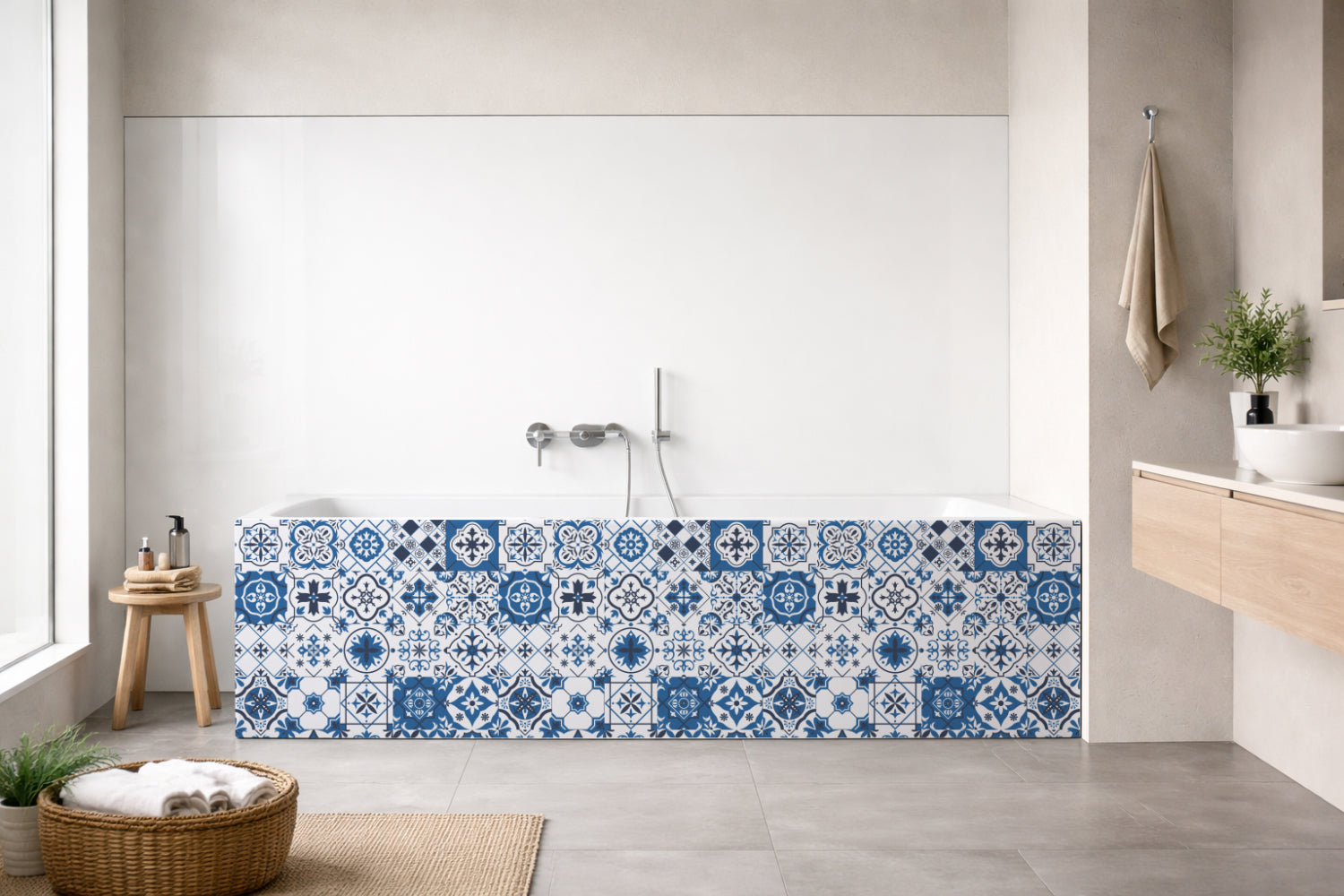 Badewannenverkleidung Patchwork