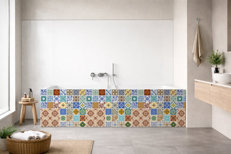 Badewannenverkleidung Patchwork