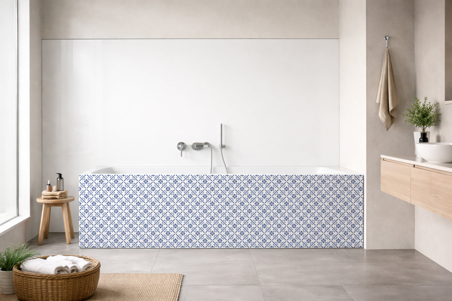 Badewannenverkleidung Patchwork