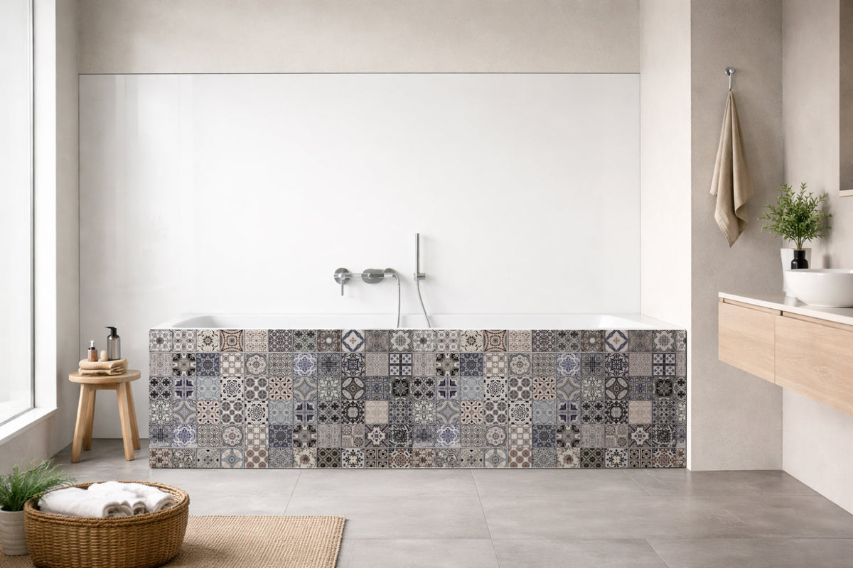 Badewannenverkleidung Patchwork