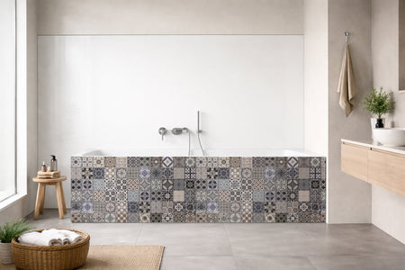 Badewannenverkleidung Patchwork