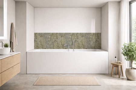 Badrückwand Betonoptik