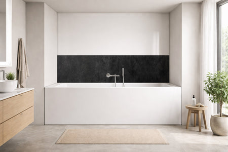 Badrückwand Betonoptik