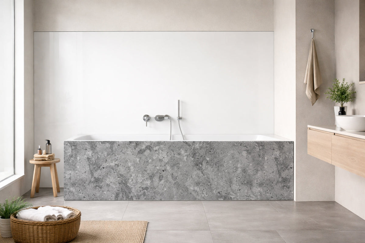 Badewannenverkleidung Steinoptik
