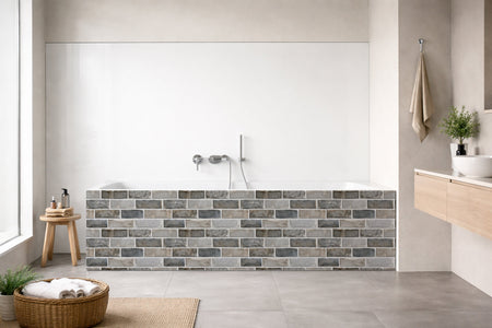 Badewannenverkleidung Steinoptik