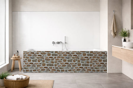 Badewannenverkleidung Steinoptik