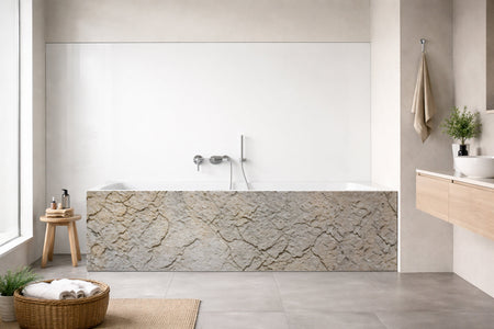 Badewannenverkleidung Steinoptik