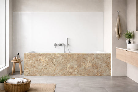Badewannenverkleidung Steinoptik
