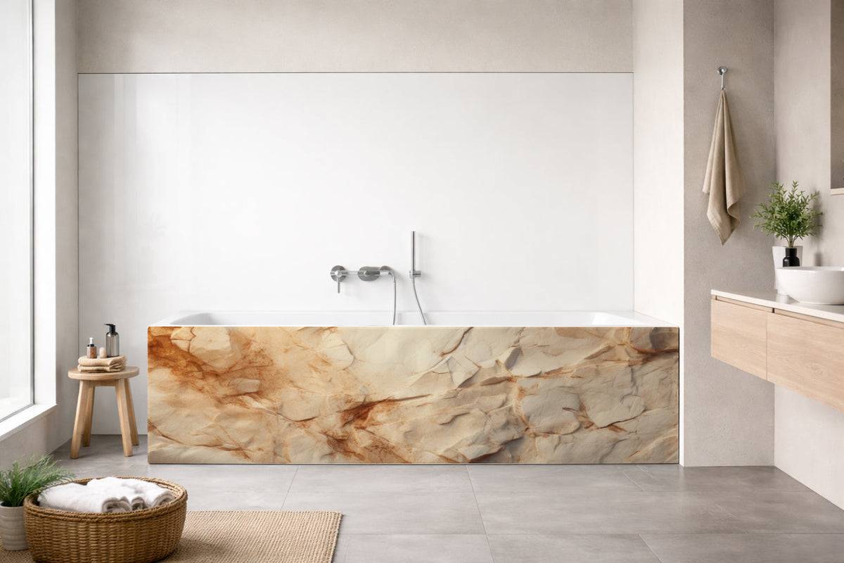 Badewannenverkleidung Steinoptik