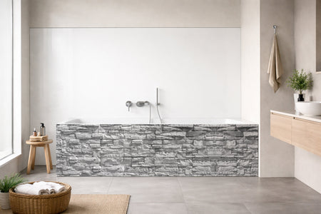 Badewannenverkleidung Steinoptik