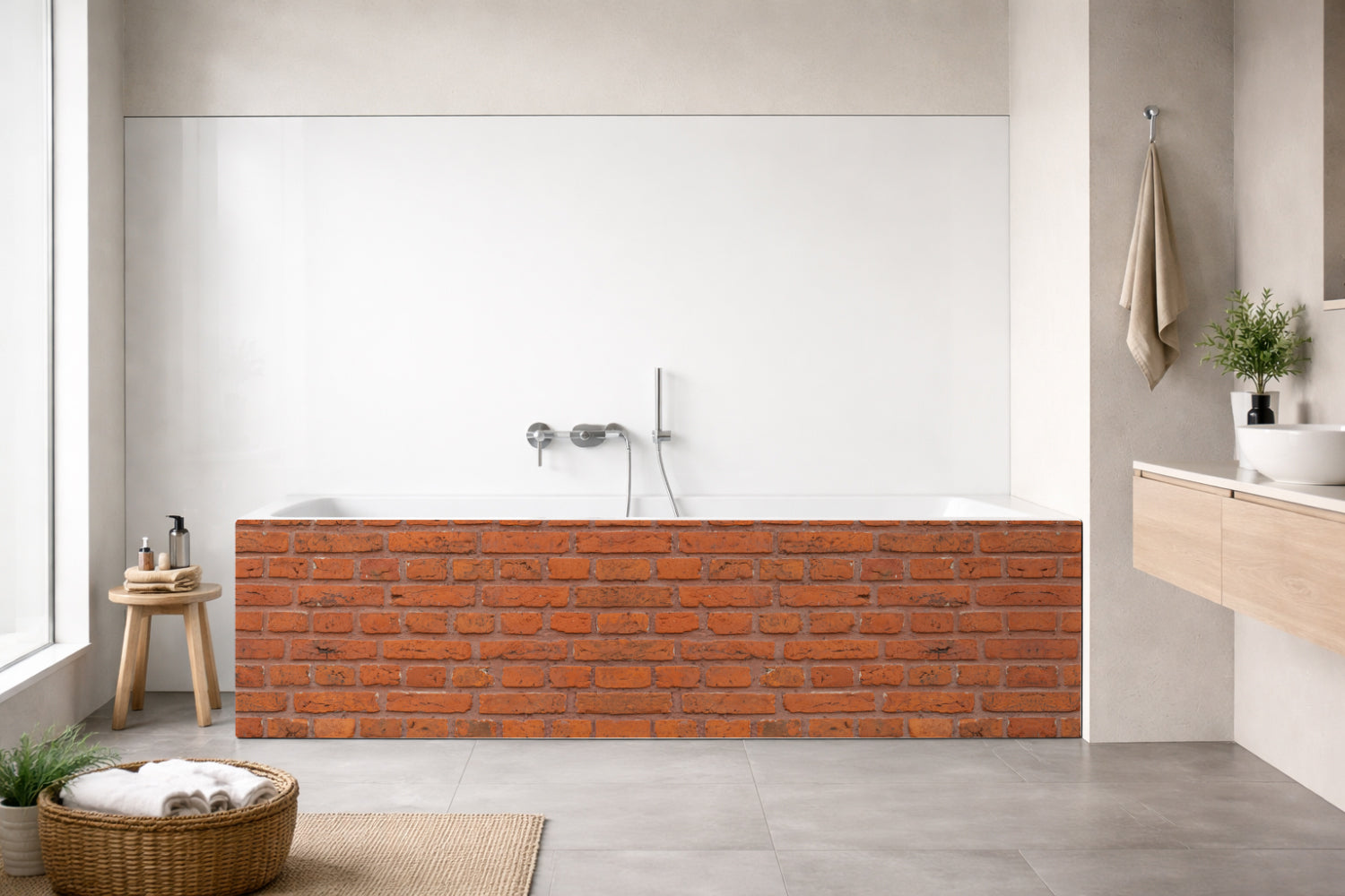Badewannenverkleidung Steinoptik