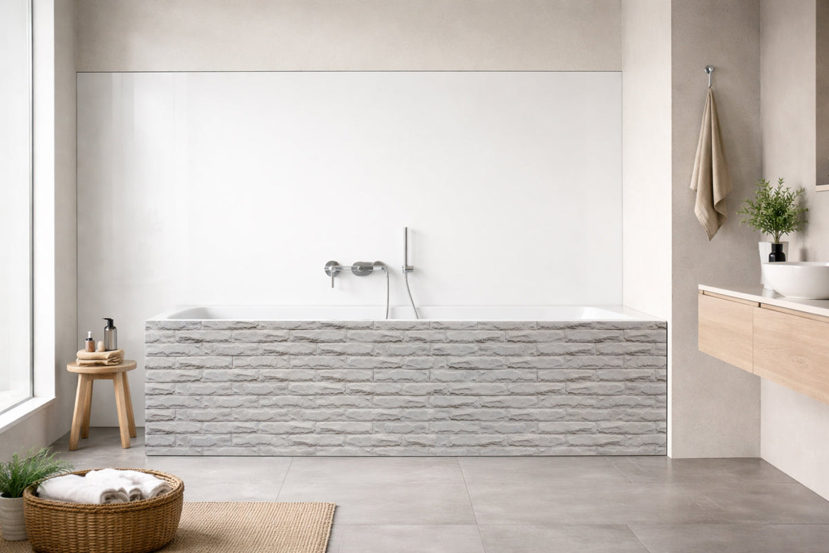 Badewannenverkleidung Steinoptik