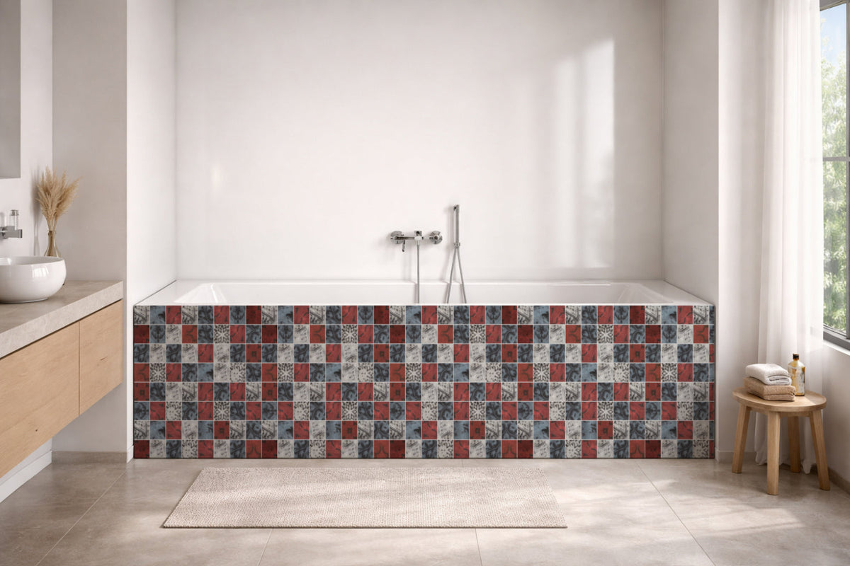 Badewannenverkleidung Fliesenoptik
