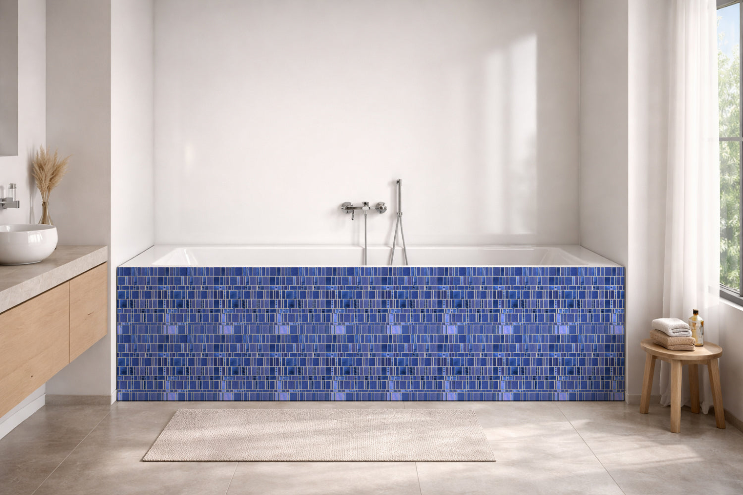 Badewannenverkleidung Fliesenoptik