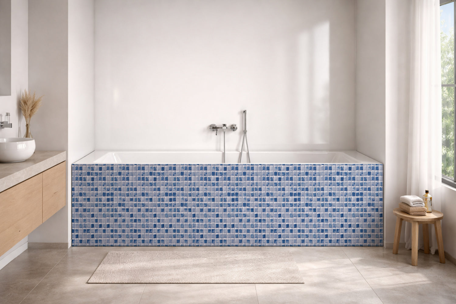 Badewannenverkleidung Fliesenoptik