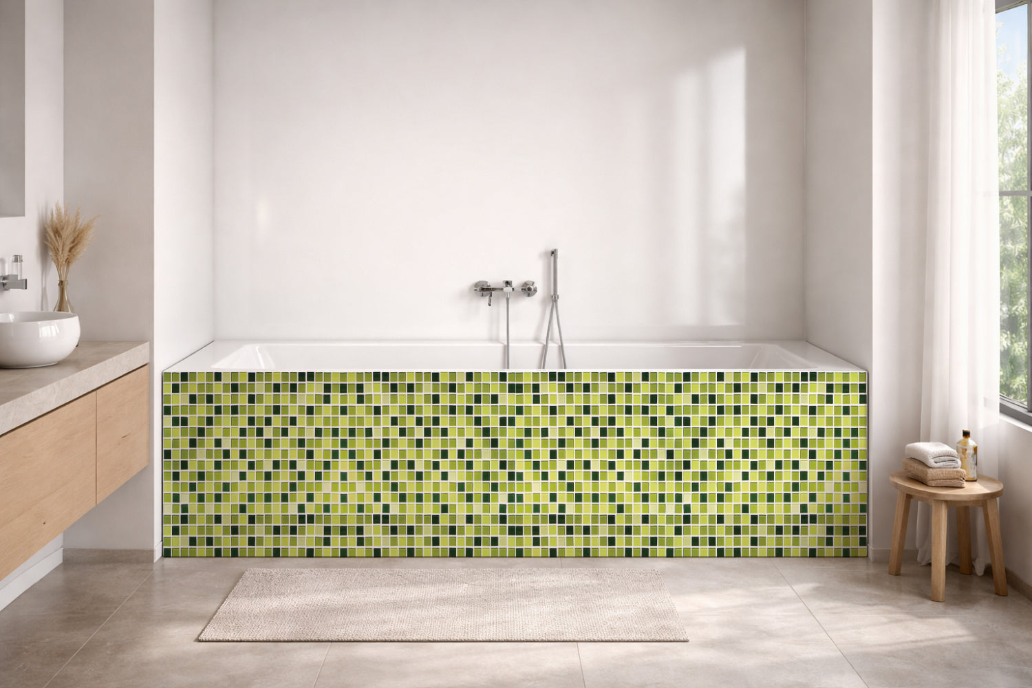 Badewannenverkleidung Fliesenoptik