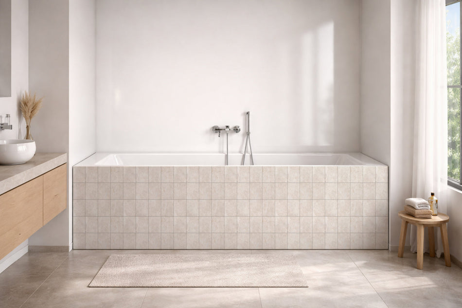 Badewannenverkleidung Fliesenoptik