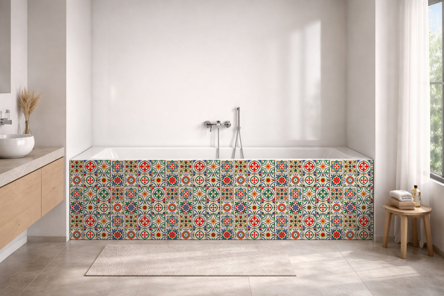 Badewannenverkleidung Patchwork