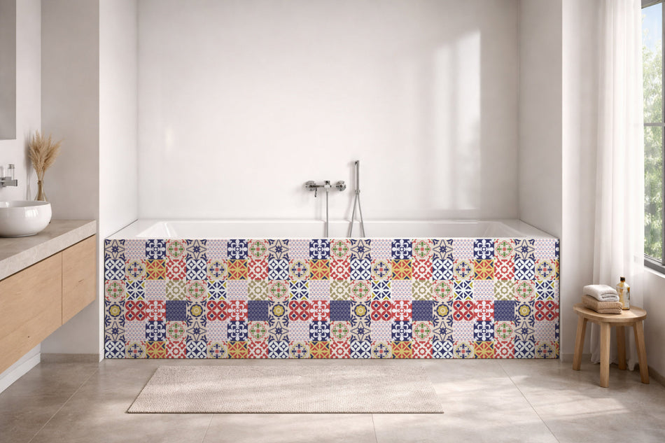Badewannenverkleidung Patchwork