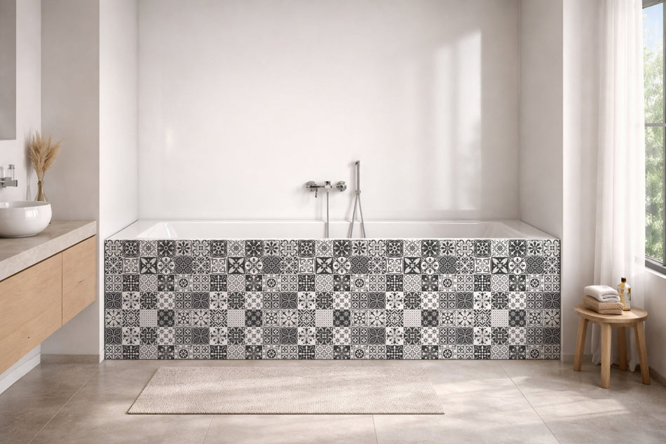 Badewannenverkleidung Patchwork