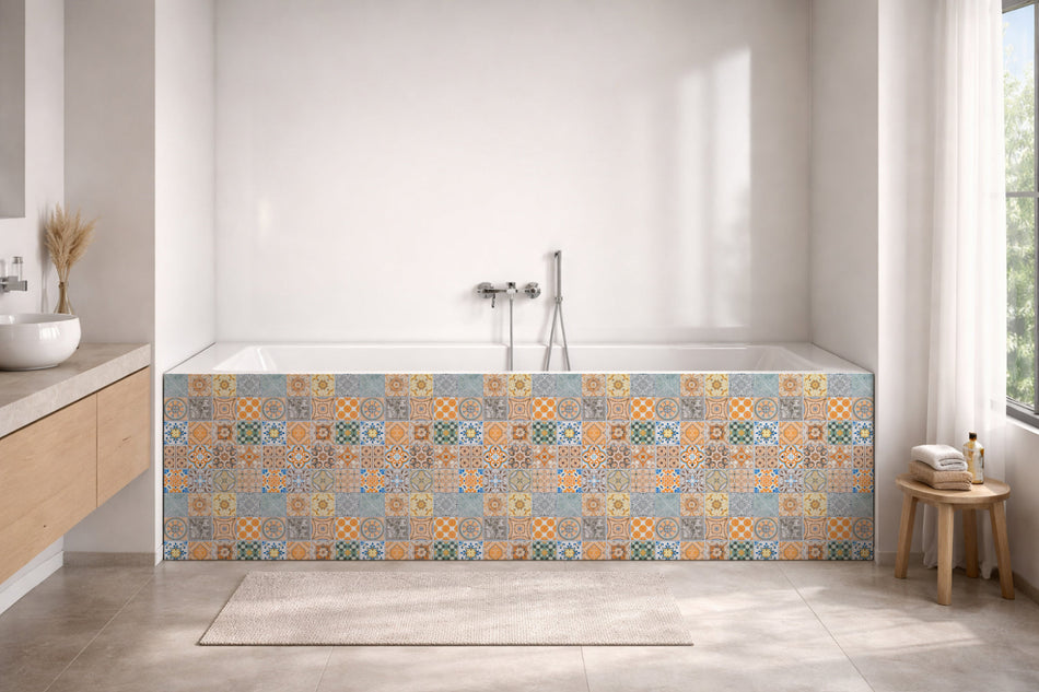 Badewannenverkleidung Patchwork