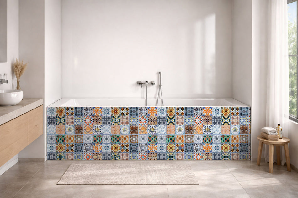 Badewannenverkleidung Patchwork