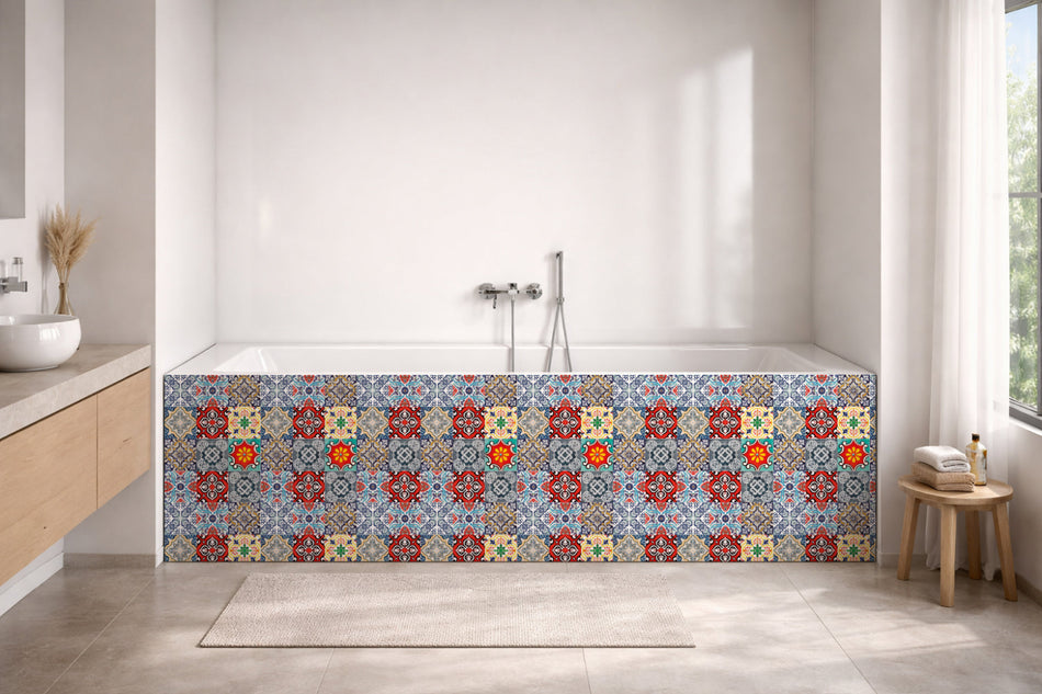 Badewannenverkleidung Patchwork