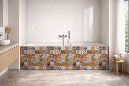 Badewannenverkleidung Patchwork