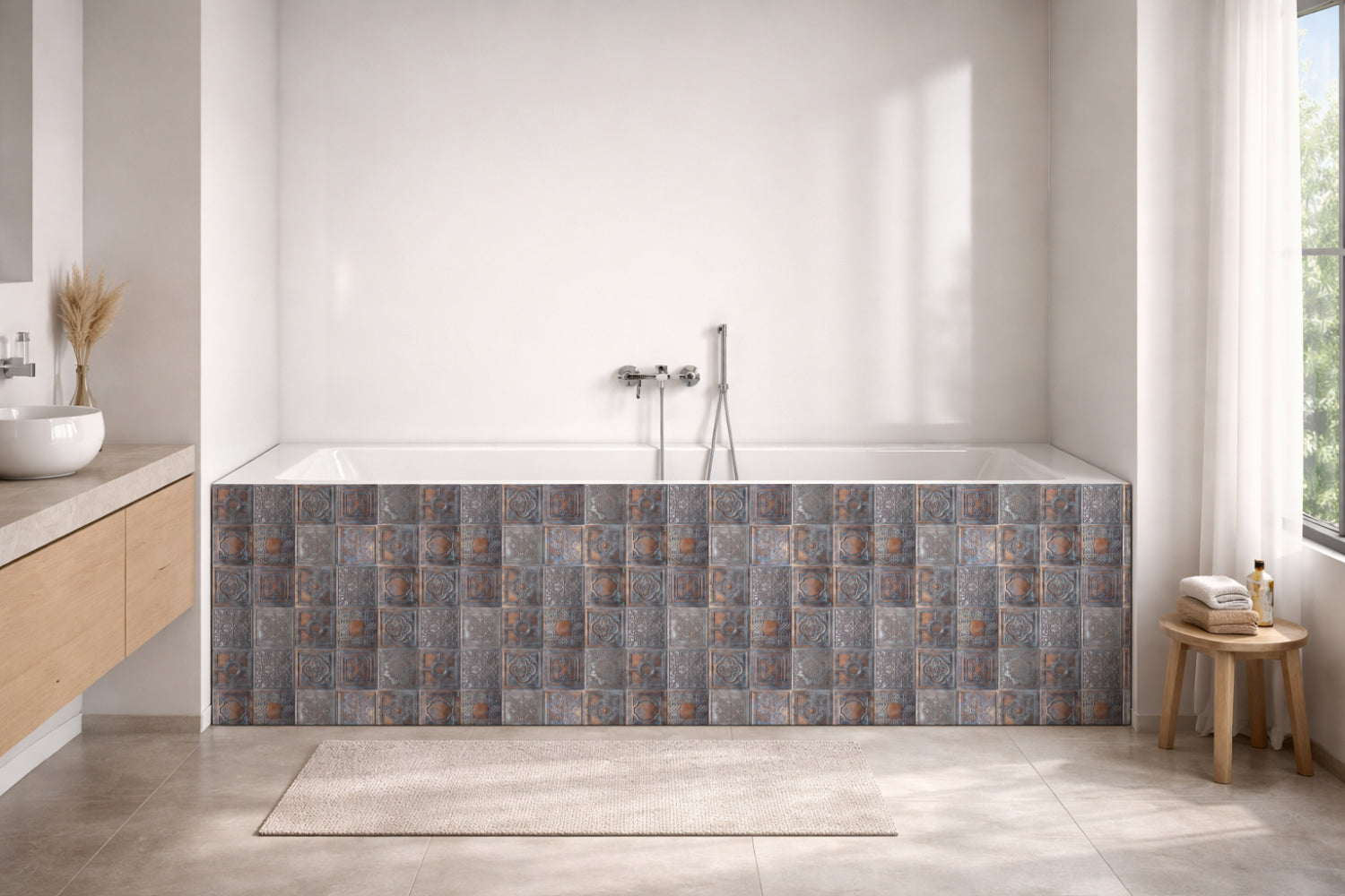 Badewannenverkleidung Patchwork