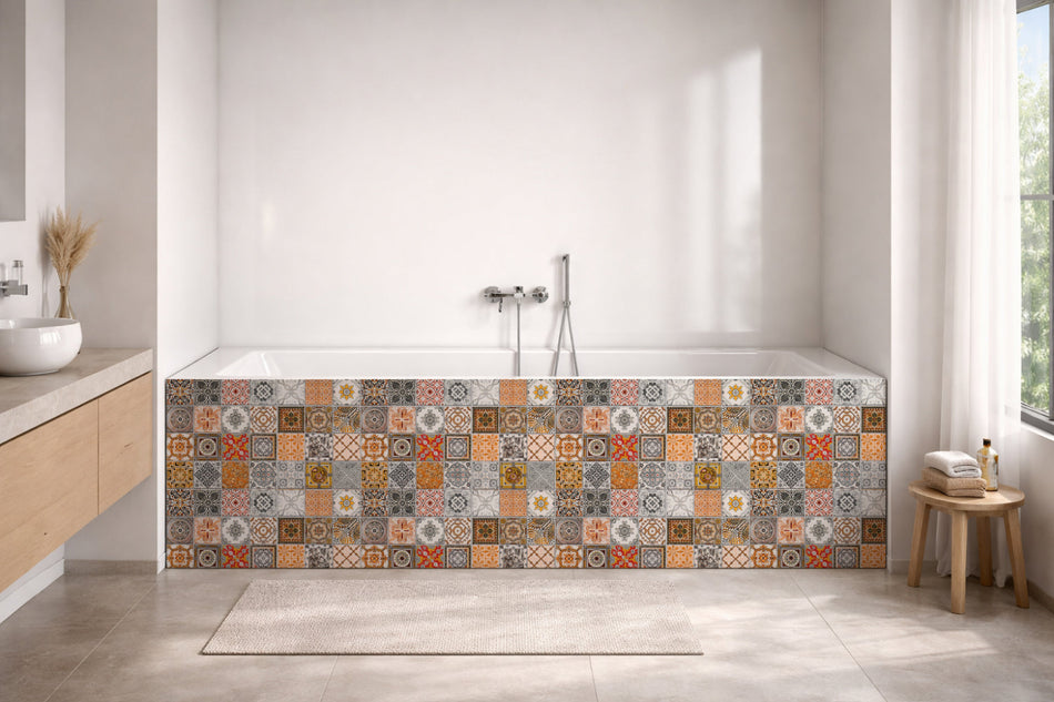 Badewannenverkleidung Patchwork