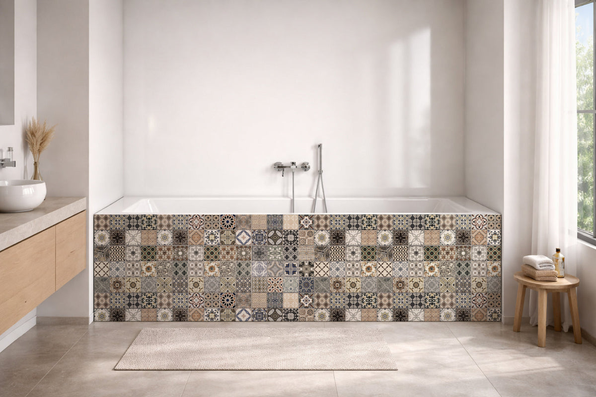 Badewannenverkleidung Patchwork