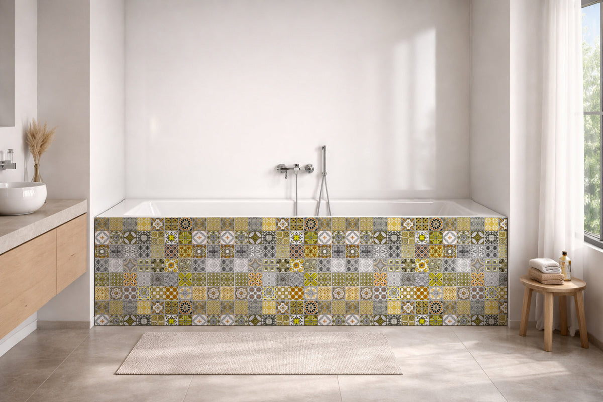 Badewannenverkleidung Patchwork