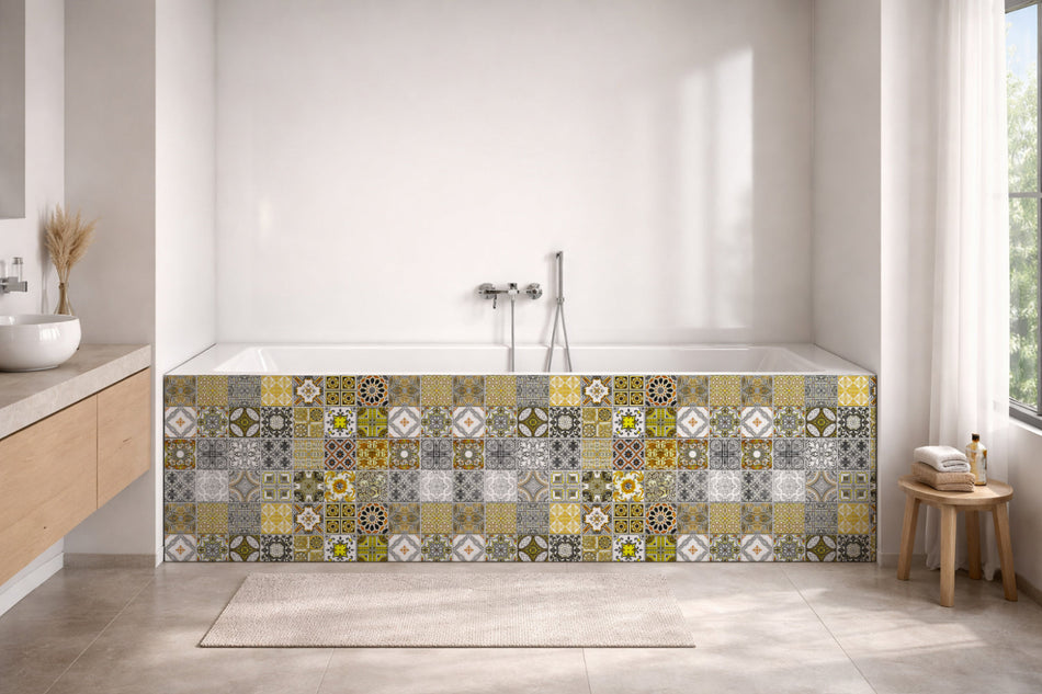 Badewannenverkleidung Patchwork