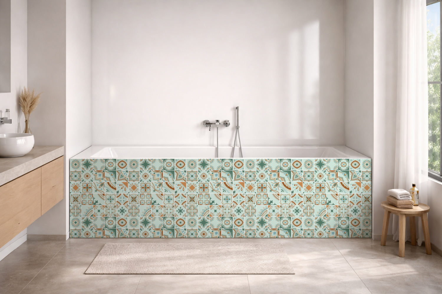 Badewannenverkleidung Patchwork