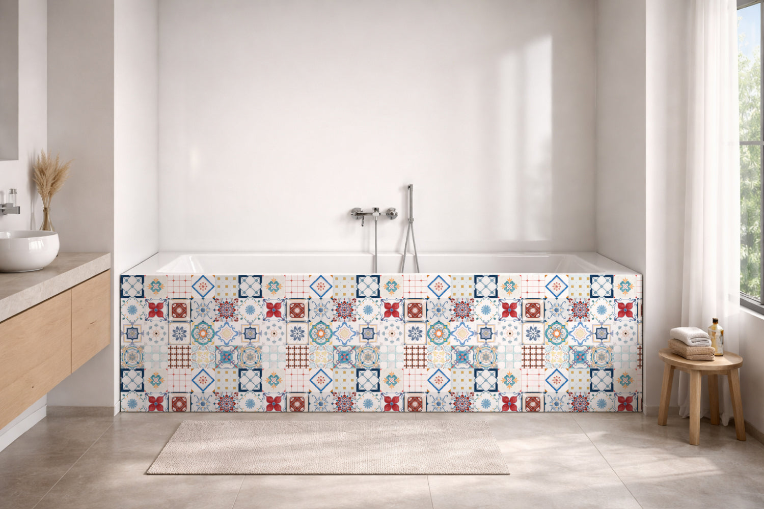 Badewannenverkleidung Patchwork
