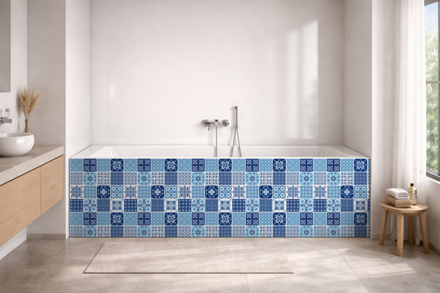 Badewannenverkleidung Patchwork