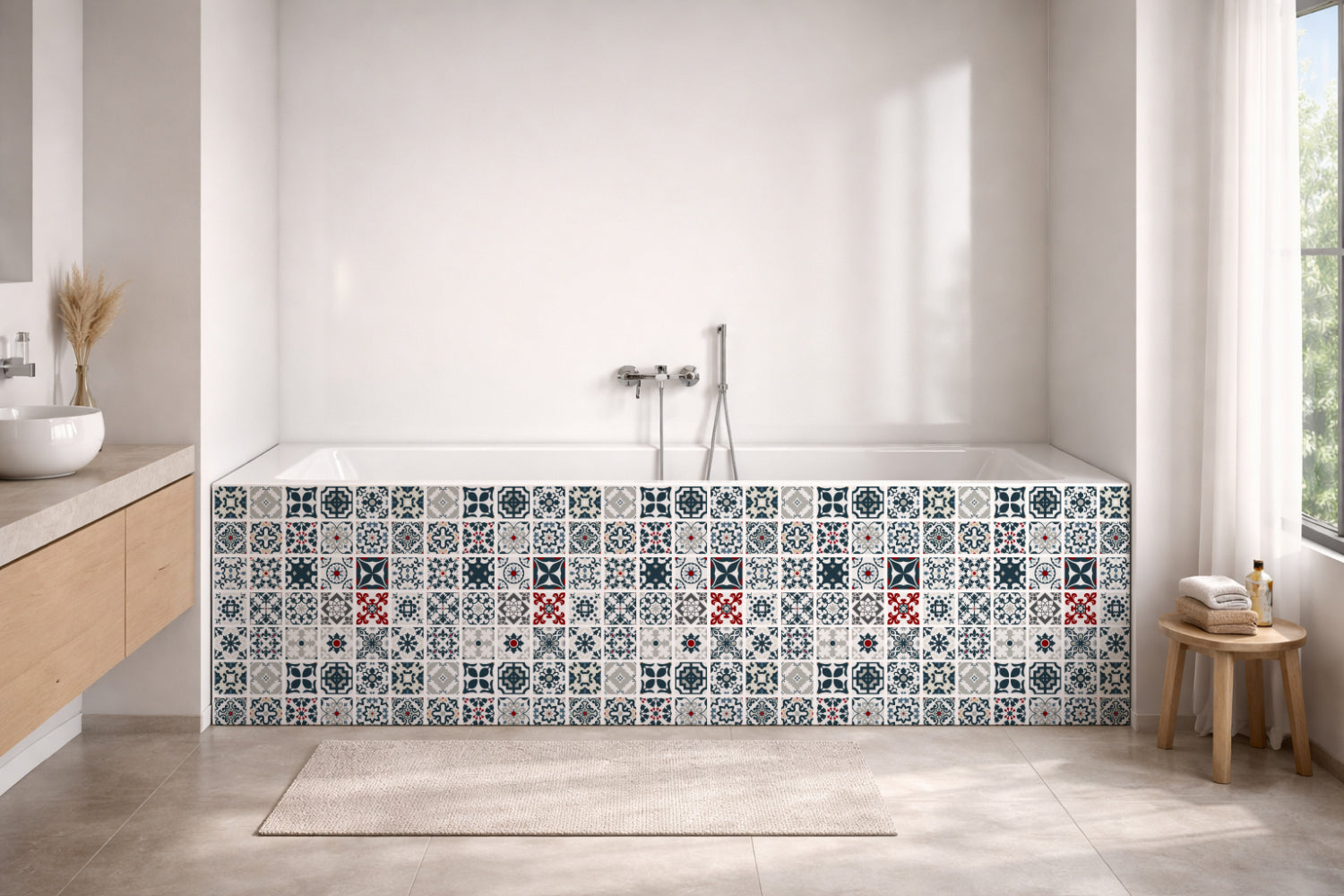 Badewannenverkleidung Patchwork