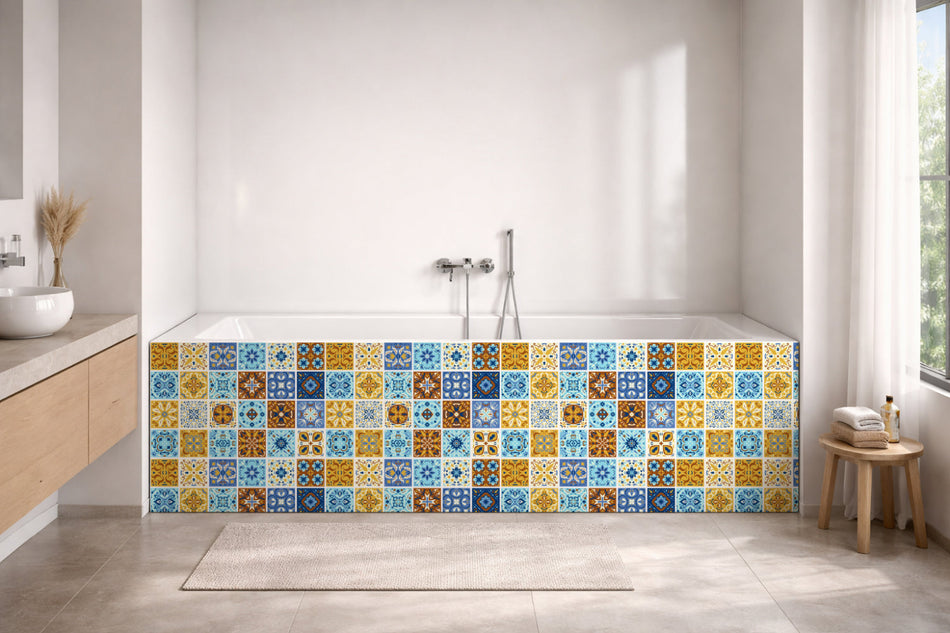 Badewannenverkleidung Patchwork