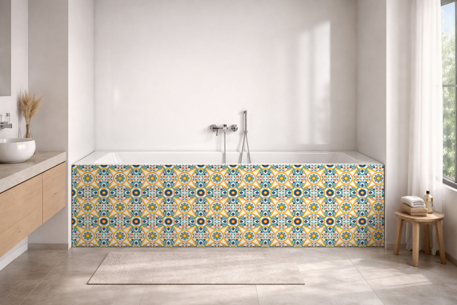 Badewannenverkleidung Patchwork