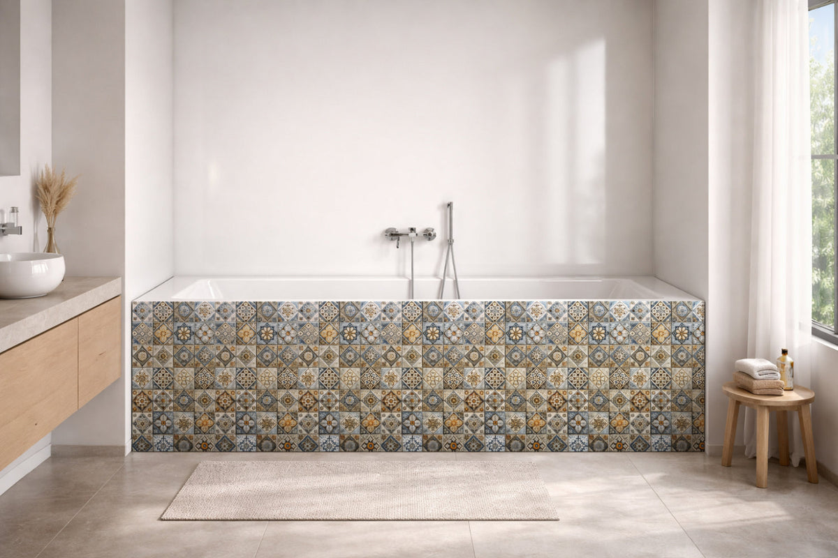 Badewannenverkleidung Patchwork