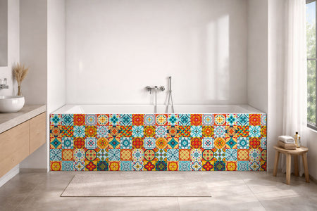 Badewannenverkleidung Patchwork