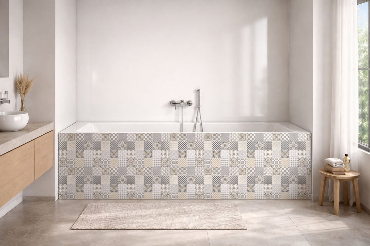 Badewannenverkleidung Patchwork