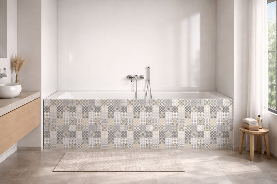 Badewannenverkleidung Patchwork