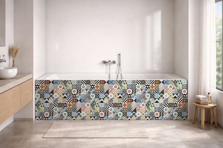 Badewannenverkleidung Patchwork