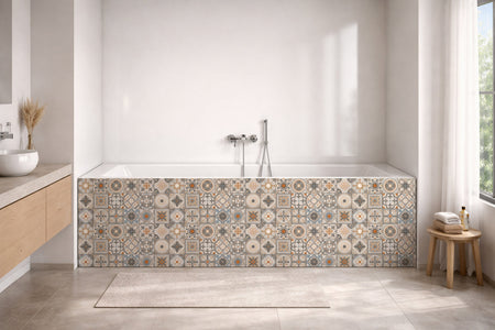 Badewannenverkleidung Patchwork