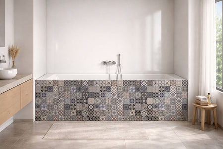 Badewannenverkleidung Patchwork