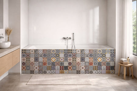 Badewannenverkleidung Patchwork